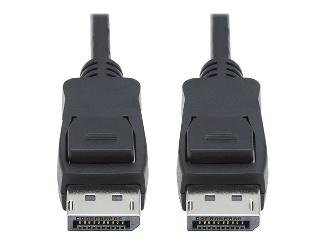 Image of Eaton Tripp Lite Series DisplayPort 1.4 Cable with Latching Connectors, 8K (M/M), Black, 10 ft. (3.1m) - DisplayPort cable - DisplayPort to DisplayPort - 3.05 m