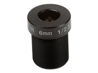 AXIS CCTV lens fixed focal fixed iris 1/2.8INCH M12 mount 6 mm f/1.6 (pack of 10) 