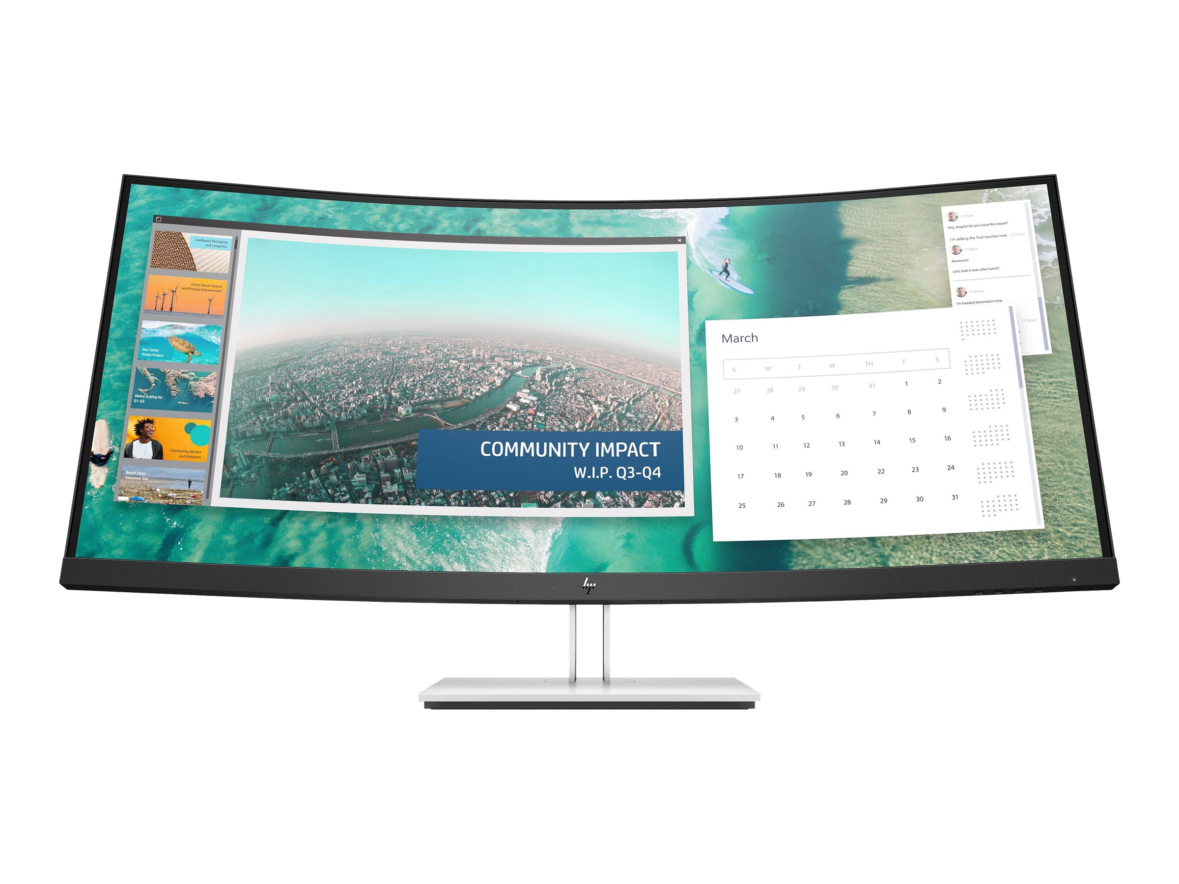 HP E344c - LED monitor