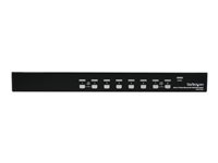Startech 8 Port 1U Rackmount DVI USB KVM Switch - USB DVI KVM Switch - DVI KVM Switch - USB KVM Switch (SV831DVIU) - KVM swit