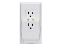 Belkin 1-Outlet Wall Mount Surge Cube - 885J - White