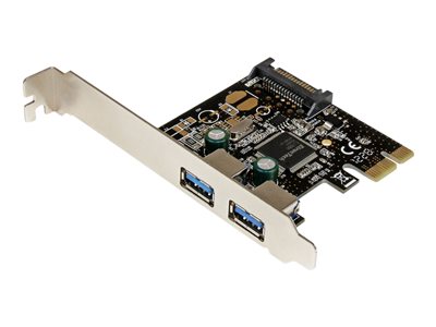 StarTech.com 2 Port PCI Express USB 3.0 Controller Card w/ SATA Power