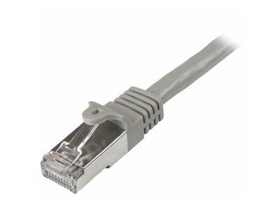 Startech 1m CAT6 Ethernet Cable, 10 Gigabit Shielded Snagless RJ45 100W PoE Patch Cord, CAT 6 10GbE SFTP Network Cable w/Strain Relief, Grey, Wiring is UL Certified/TIA