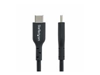 StarTech 1m (3ft) USB C Charging Cable, USB-C Cable, USB 2.0 Type-C Laptop Charger Cord, 60W 3A Power Delivery, TPE Jacket, U
