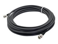 AddOn 6.56ft BNC Coaxial Black Patch Cable