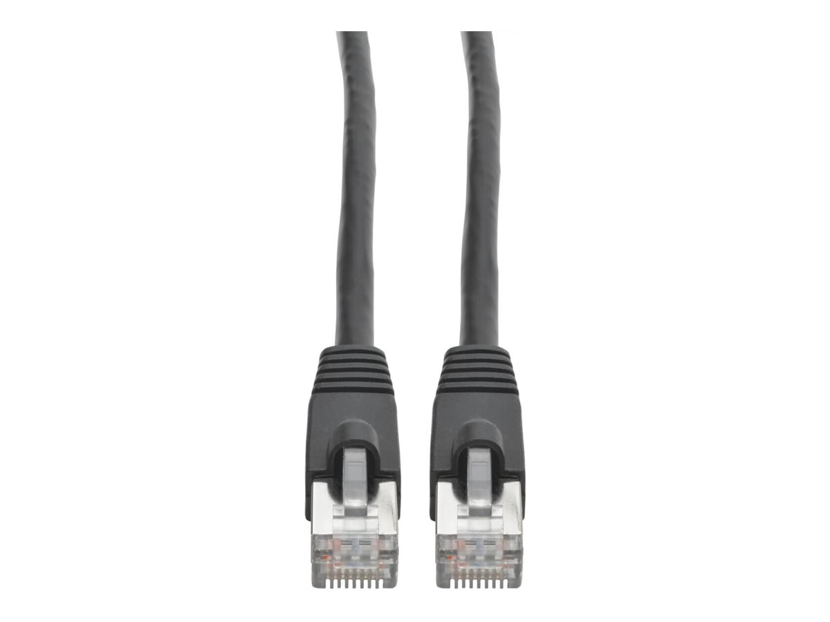 Eaton Tripp Lite Series Cat6a 10G Snagless Shielded STP Ethernet Cable (RJ45 M/M), PoE, Black, 35 ft. (10.67 m)