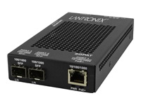 Lantronix SGPAT Series - Convertisseur de média à fibre optique - 1GbE - 10Base-T, 100Base-TX, 1000Base-T, 100Base-FX, 1000Base-X 