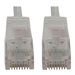 Tripp Lite Cat6a 10G Snagless Molded Slim UTP Ethernet Cable (RJ45 M/M), PoE, White, 5 ft. (1.5 m)