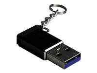 Inter-Tech USB 3.0 USB-C adapter Sort