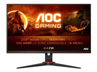 AOC Gaming 24G2SPU/BK - G2 Series - LED monitor - Full HD (1080p) - 23.8"