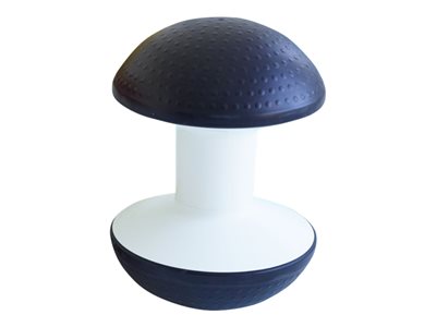 Humanscale Ballo Stool domes thermoplastic vulcanizates (TPV) black, white
