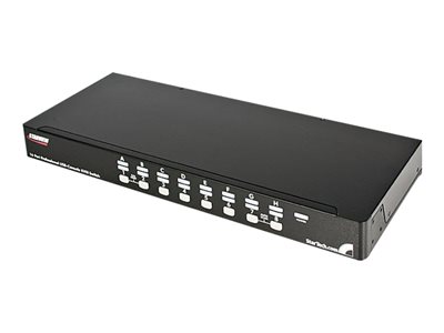 StarTech.com 16 Port 1U RackMount USB PS/2 KVM Switch with OSD