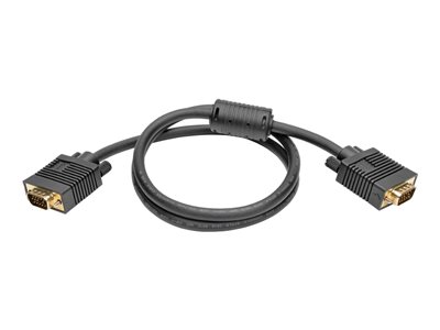 Tripp Lite 3ft VGA Coax Monitor Cable with RGB High Resolution HD15 M/M 3'