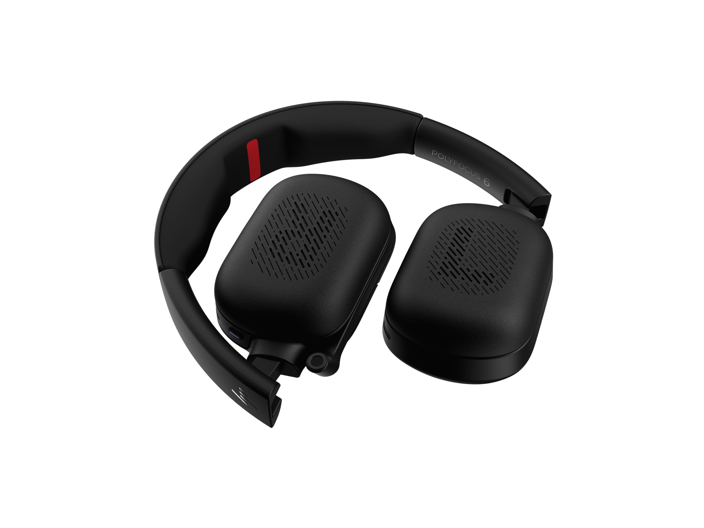 HP Poly Focus 625 Fold, headset, USB-C via Bluetooth adapter, USB-C, Microsoft Teams Certified