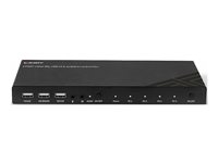 Lindy - KVM / audio / USB switch - 4 ports