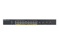 Zyxel GS1935 Series XGS1935-28HP - switch - 24 ports - smart - rack-mountable