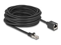 DeLOCK CAT 6a S/FTP 10m Forlængerkabel til netværk Sort
