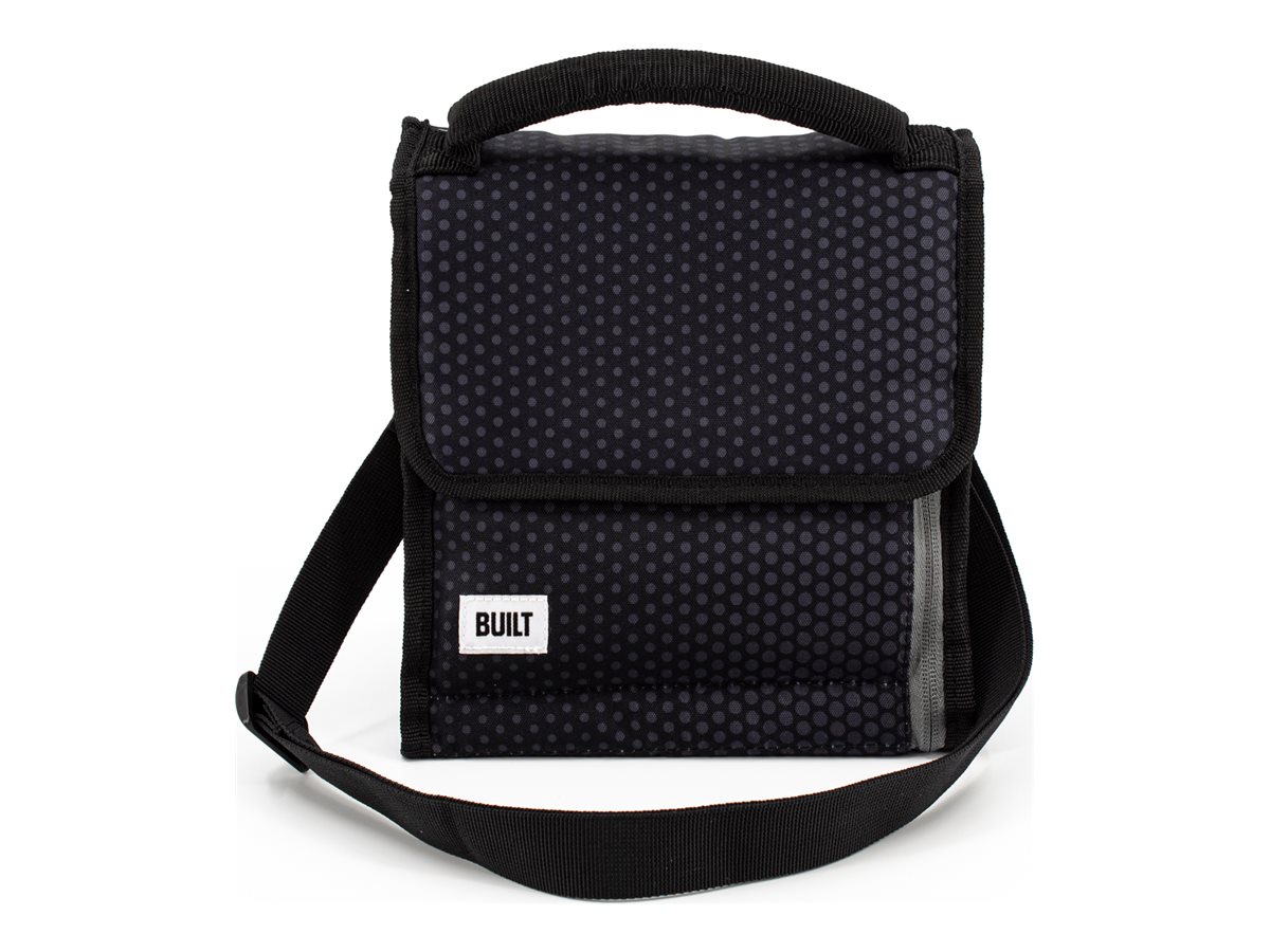 Built Midnight Microdot Gel Cube Lunch Bag