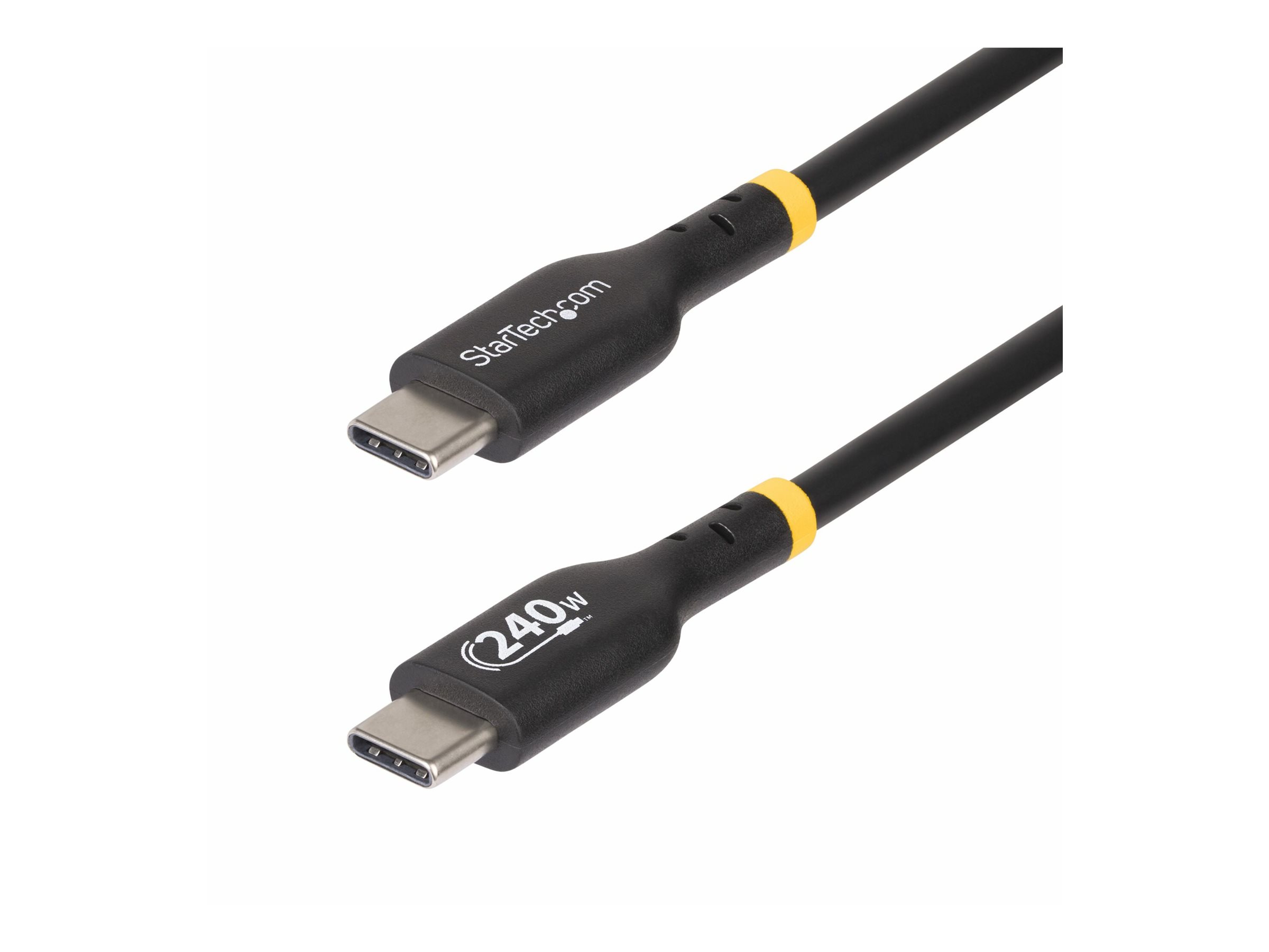 StarTech.com 13ft USB C Charging Cable, USB-IF Certified USB-C Cable 240W