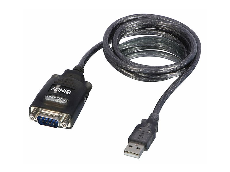 Lindy USB RS232 Converter w/ COM Port Retention - adaptateur srie - USB