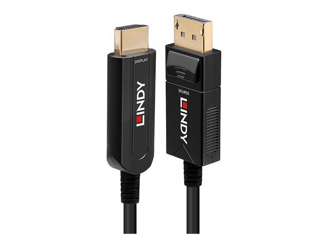 LINDY DP 1.2 to HDMI 18G AOC Cable 30m