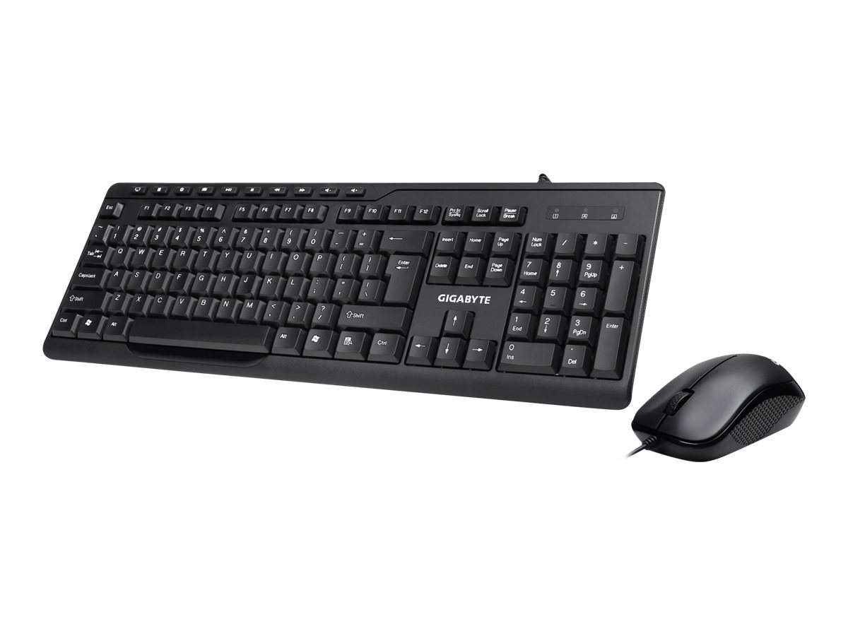Gigabyte KM6300 keyboard and mouse set black Input Component Right side 71480