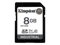 Kingston Industrial - Carte mémoire flash - 8 Go - A1 / Video Class V30 / UHS-I U3 / Class10 