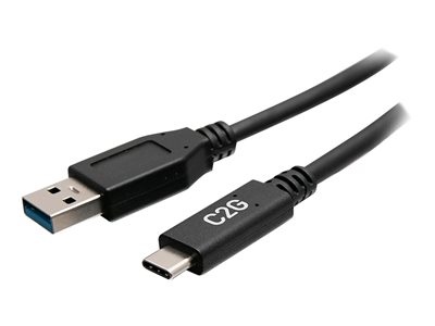 C2G 6in USB-C to USB-A SuperSpeed USB 5Gbps Cable M/M