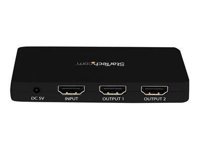 Shop  StarTech.com HDMI Splitter 1 In 2 Out - 4k 30Hz - 2 Port - Aluminum  - HDMI Multi Port - HDMI Audio Splitter (ST122HD4K) - Video/audio switch - 2  x HDMI - desktop - for P/N: SVA5H2NEUA