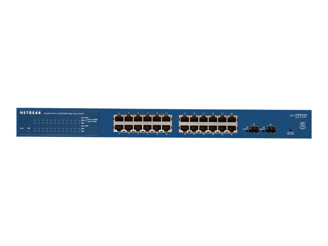 Image of NETGEAR Smart GS724T - V4 - switch - 24 ports - Managed - rack-mountable
