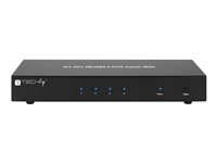 TECHly 4 Port DisplayPort 1.2 KVM  Hub and audio KVM / audio / USB switch Desktop
