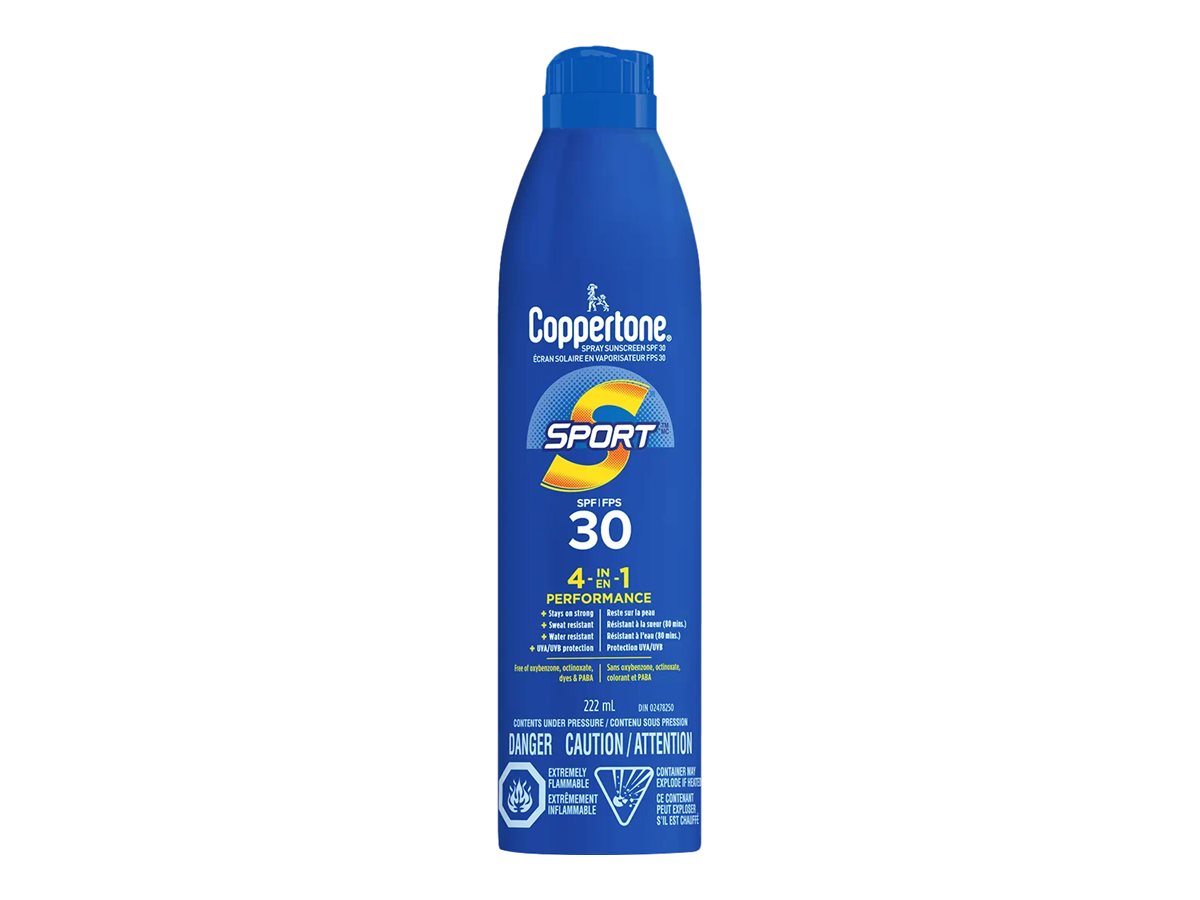 Coppertone SPORT Sunscreen Spray - SPF 30 - 222ml