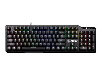 MSI Vigor GK41 Tastatur Mekanisk 10 zone RGB Kabling Tysk