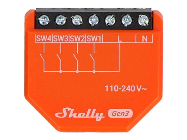 SHELLY i4 Gen3 Input Controller FG3800235261828