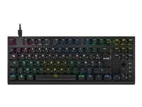 CORSAIR K60 PRO TKL RGB Tastatur Optisk mekanisk Per-key RGB Kabling Belgisk