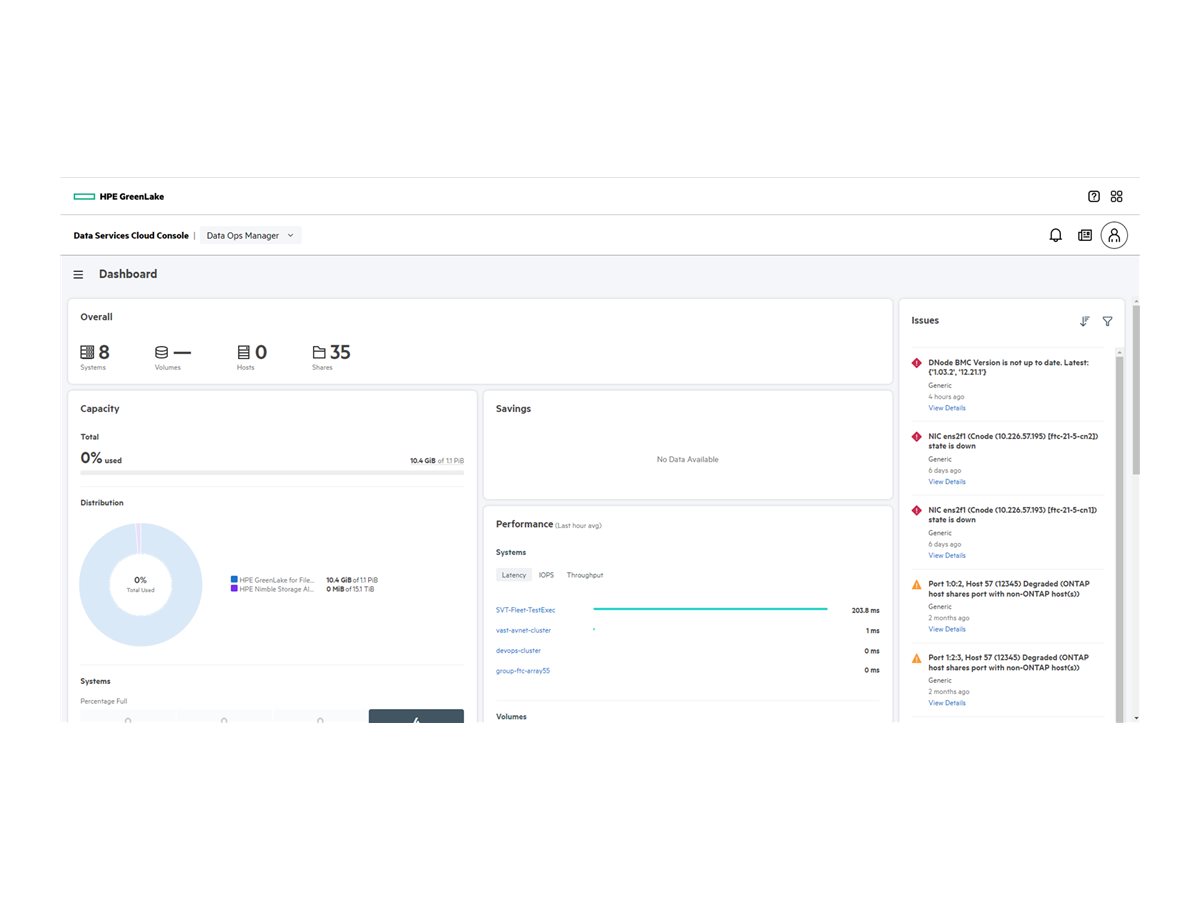 HPE GreenLake for Block Storage MP OS