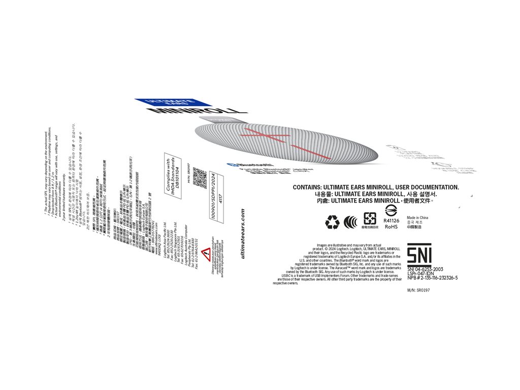 LOGI Ultimate Ears Miniroll Grey