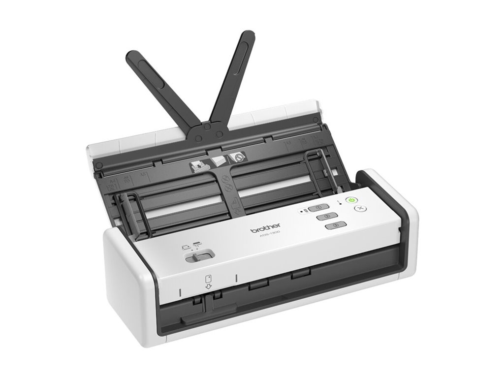 Scanner fixe compact à défilement recto verso