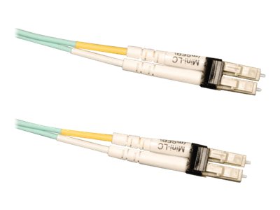 Tripp Lite 2M 10Gb Duplex Multimode 50/125 OM3 LSZH Fiber Optic Patch Cable Mini-LC / Mini-LC Aqua 6' 6ft 2 Meter