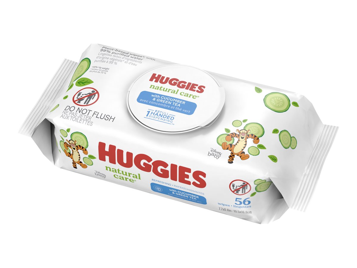 Huggies Natural Care Refreshing Baby Wipes - Cucumber and Green Tea