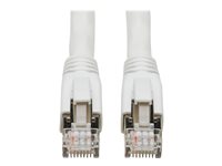 Eaton Tripp Lite Series Cat8 25G/40G-Certified Snagless Shielded S/FTP Ethernet Cable (RJ45 M/M), PoE, White, 3 ft. (0.91 m) CAT 8 S/FTP 91.4cm Patchkabel Hvid