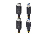 StarTech 6ft (1.8m) DisplayPort and USB 5Gbps KVM Cable - keyboard / video / mouse (KVM) cable - 1.8 m