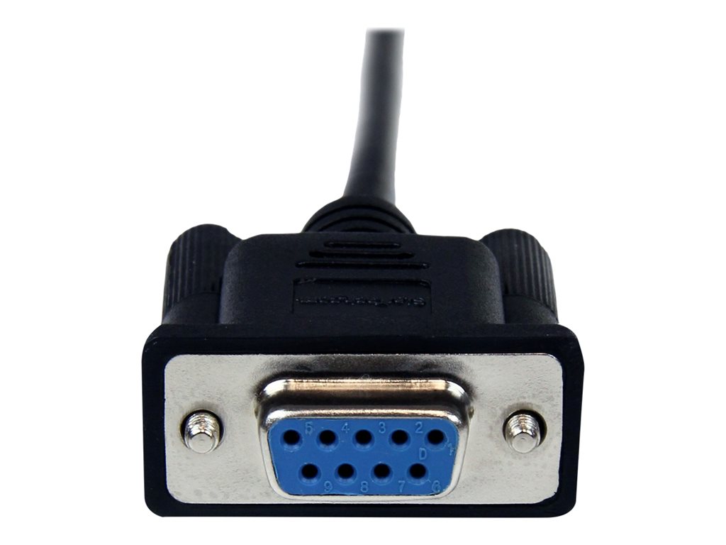 StarTech .com Câble Null Modem croisé série RS232 DB9 2 m