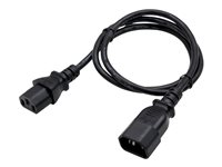 AddOn - power extension cable - power IEC 60320 C13 to IEC 60320 C14 - TAA Compliant - 2 m