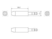 VISION Techconnect - audio cable - 5 m