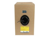 Startech 1000 ft Bulk Roll of Black CMR Cat5e Solid UTP Riser Cable - Cat 5e Riser Cable - Cat.5e CMR Ethernet Cable - 24 AWG