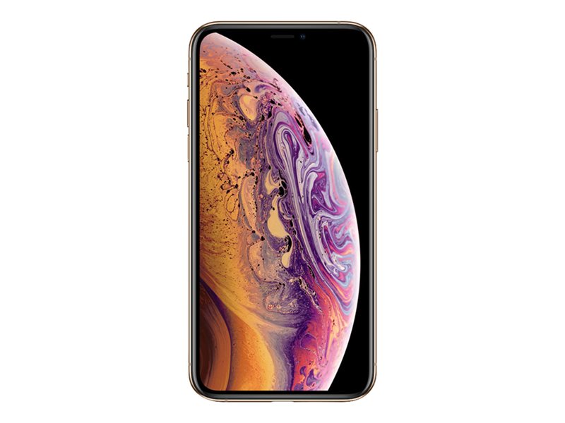 Apple iPhone XS - 4G Smartphone - Dual-SIM / Interner Speicher 64 GB - OLED-Display - 5.8" - 2436 x 1125 Pixel (120 Hz) - 2 x Rückkamera 12 MP, 12 MP - 2x front cameras 7 MP - Gold