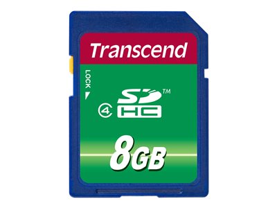TRANSCEND 8GB SDHC Karte Class 4 - TS8GSDHC4