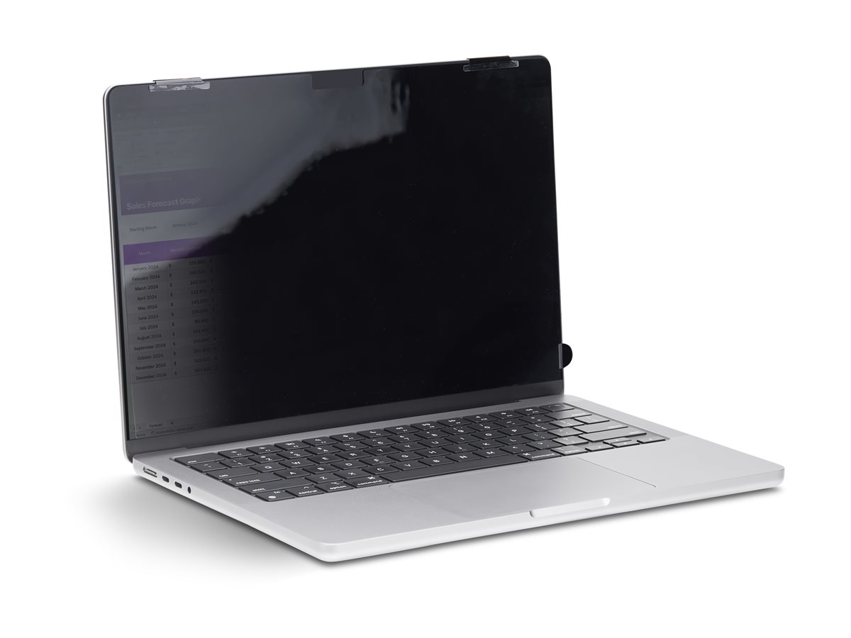 StarTech.com 14-inch MacBook Pro 21/23 Laptop Privacy Screen, Anti-Glare Privacy Filter with 51% Blue Light Reduction, Monitor Screen Protector with +/- 30 deg. Viewing Angle - Reversible Matte/Glossy Sides (14M21-PRIVACY-SCREEN) - filtr pro zvýšení soukromí k notebooku (horizontální) – foto 2