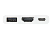 Adaptador de Video StarTech.com Multifunción USB-C Macho HDMI 4K Hembra  Negro - Digitalife eShop